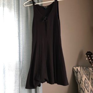 Midi black dress